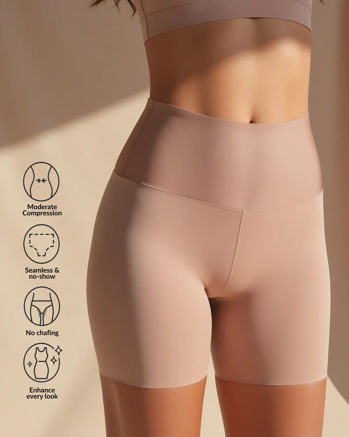 ⌛Limited-Time Offer-High-Waist Tummy Control Shaping Shorts