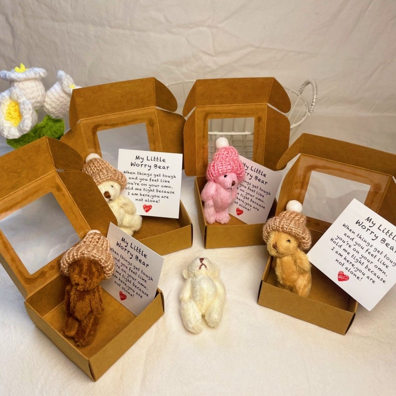🎁Hot Sale ONLY $15 TODAY!!🧸✨Little Bear in Box, My Little Worry Bear