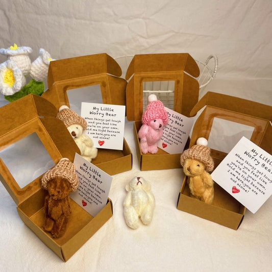 🎁Hot Sale ONLY $15 TODAY!!🧸✨Little Bear in Box, My Little Worry Bear