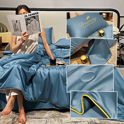 🔥 Summer Simple Ice Silk Quilt🎁Suitable for spring, summer and autumn