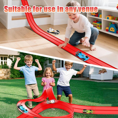 🎄🎁 2025 Christmas Surprise Gift: DIY Hot Wheels Racetrack Racing Toy 🚗✨