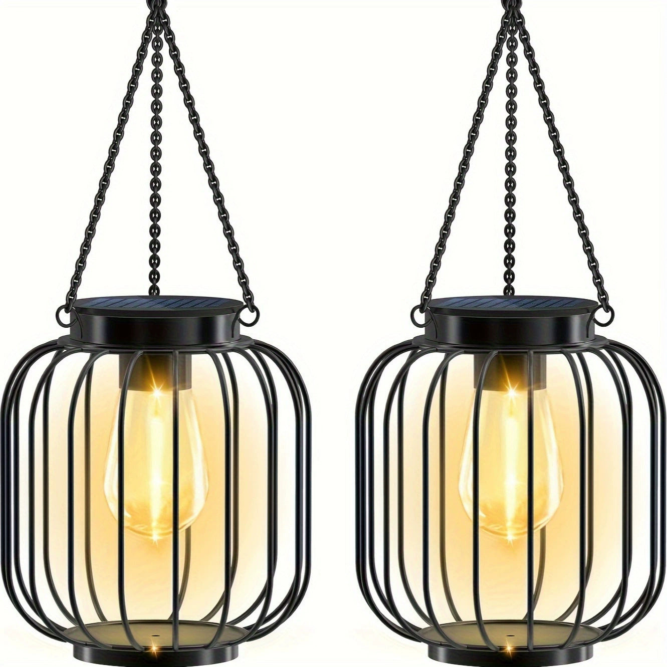 🎅Christmas Sale: 50% Off-💡🌟Retro Metal Solar Lanterns