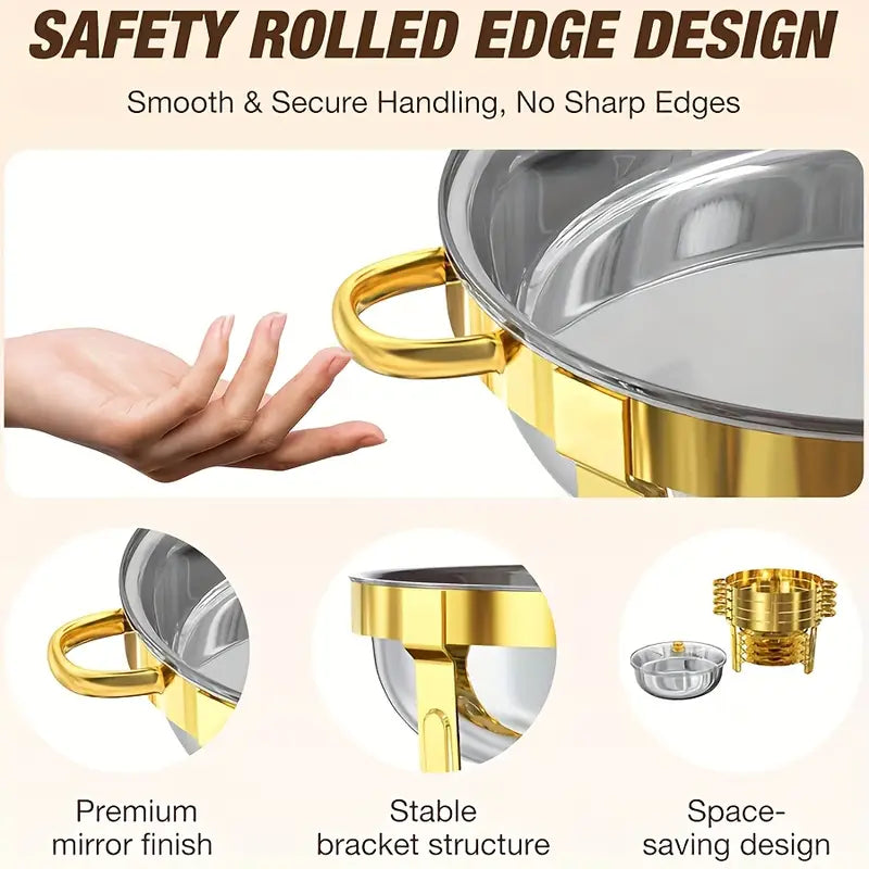 🔥Hot Sale Deals-Stainless Steel Chafing Dish Buffet Set