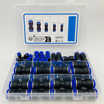 1/4 Inch Pneumatic Push-to-Connect Air Hose Fittings Kit ⚡🔧