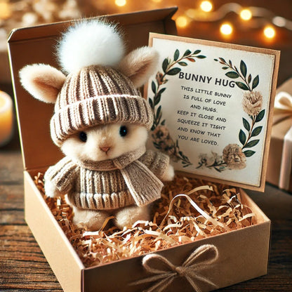 🔥Easter Special: BUY 3 GET 1 FREE!!✨ - Handmade🐇Mini Bunny Hug Cute Easter Gift🎁