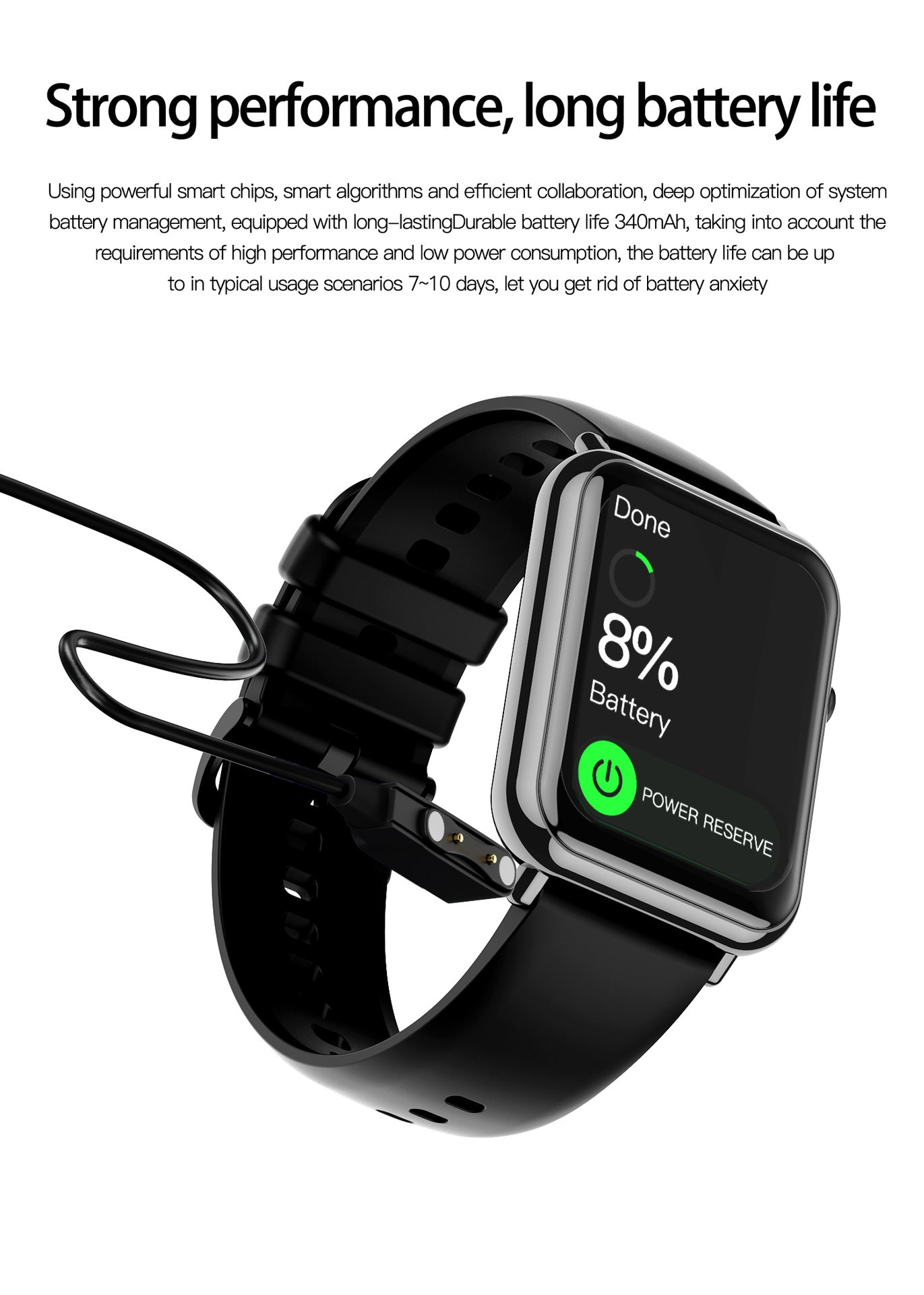 ⌚ 50% OFF! Smart Watch for Women & Men – Make/Answer Calls, 100+ Sports Modes, Sleep Tracker & IP68 Waterproof! 💪📲