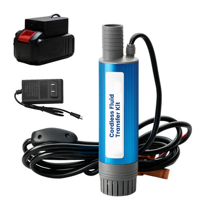 🥇【Industrial-Grade High-Efficiency Choice】38mm High-Power Oil/Water Pump Kit｜💯Blue Portable Design｜Easy to Carry｜Versatile Applications!🌟