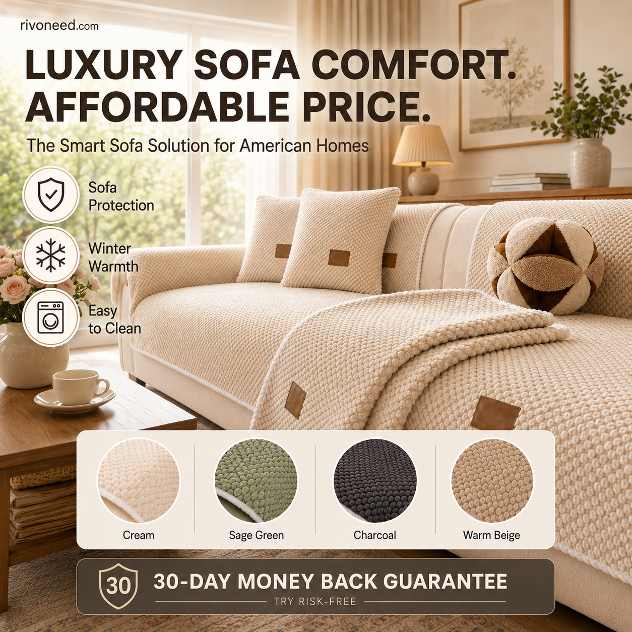 💥Limited-time offer-Thickened Non-Slip Washable Sofa Cover