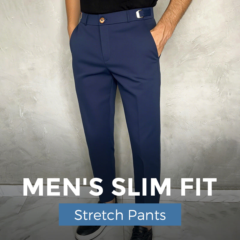 ⏳Time-limited Special⏰Fliwos Men's Stretch Slim Fit Pants