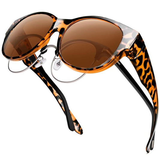 New Oversized Cat Eye Sunglasses Polarized UV400 Protection