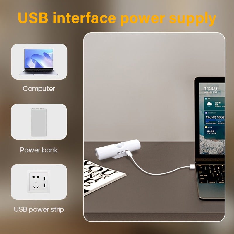 🎁LAST WEEK SPECIAL PRICE ￡5.9!!⏳Rechargeable Smart LED Motion Sensor Ambient Light