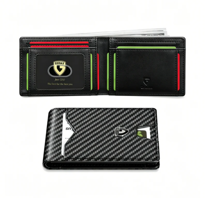 🔥Limited-Time Discount!!🔥RFID-Blocking Leather and Carbon Fiber Credit Card Holder
