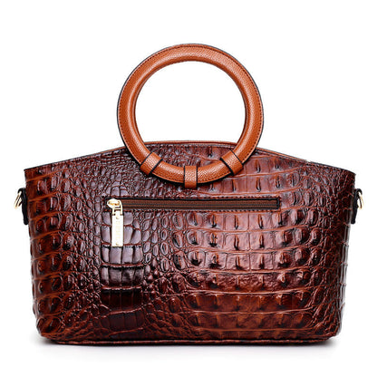 🔥2025 Hot Sale🔥Large Capacity Vintage Luxury Crocodile Leather Vintage Handbag