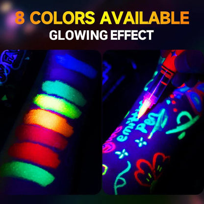 📢HOT SALE !!!⚡50K+ SOLD!✨UV Glow Face and Body Paint Markers Set