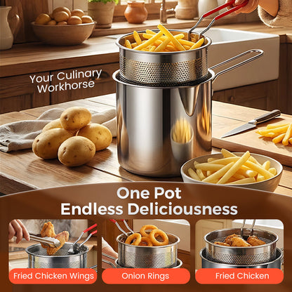 🎁2026 New Arrivals 50% OFF💥R304 Stainless Steel Multifuntional Fryer