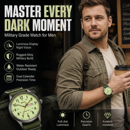 📢📢60% OFF !! ⏰Men's Quartz Watch with Luminous Display