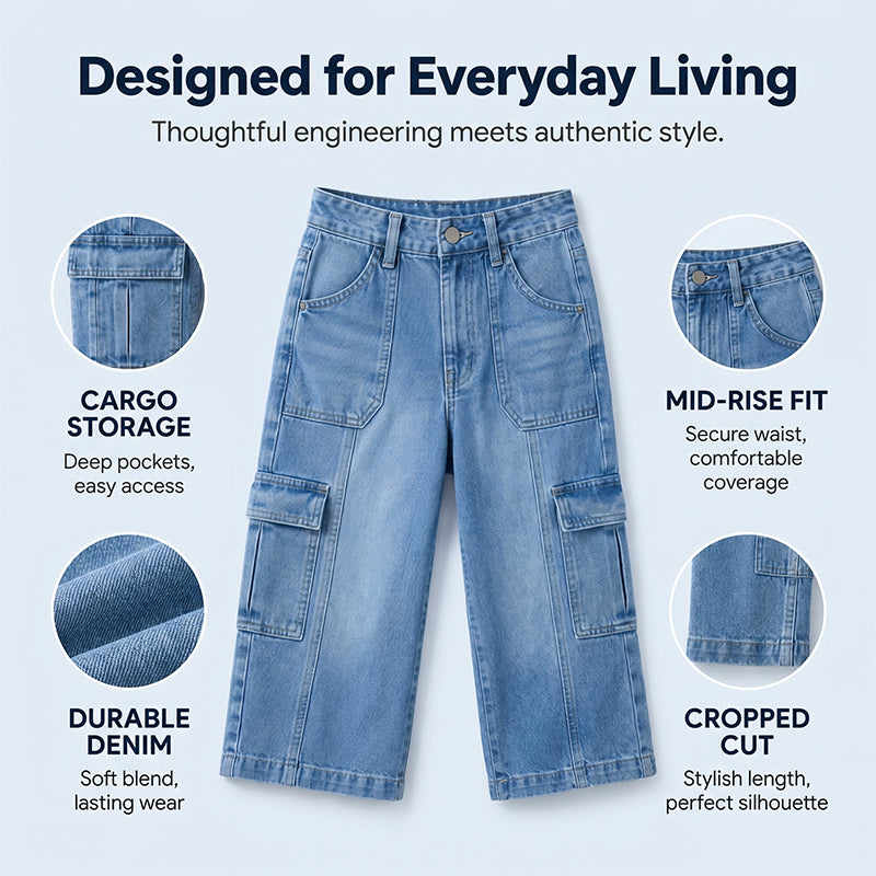 📢Mid-Season Sale: 50% off – limited time ⏰Women's Casual Stretchy Cropped Denim Pants