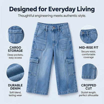 📢Mid-Season Sale: 50% off – limited time ⏰Women's Casual Stretchy Cropped Denim Pants