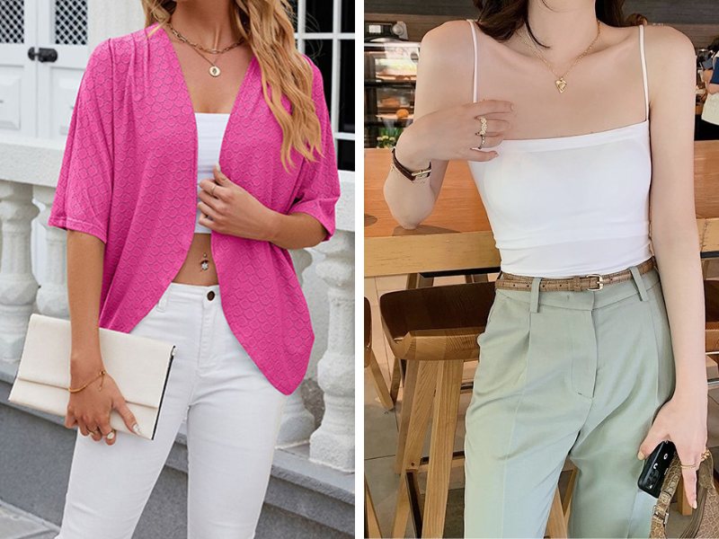 Open-Front Half-Sleeve Cardigan 🧥✨ – Minimalist Solid Colour, Lightweight, S-2XL