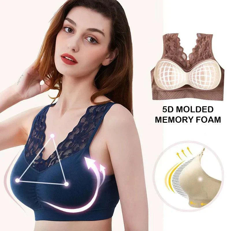 Buy 1 Get 2 Free💖Lace Lift Luxe Bra💖 Breathable Sports Push Up Lace Bra