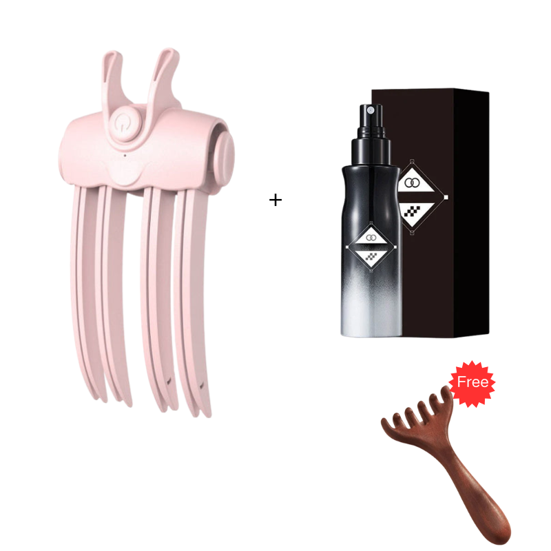 🎉48K+ Sold 💇 Wireless Heated Volumizing Root Lift Clip, Portable Travel Hair Styling Tool for Flat Fine Hair