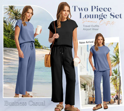 💕Hot Sale  60% OFF🔥New Women's  Sleeveless Top & Wide-Leg Pants Set