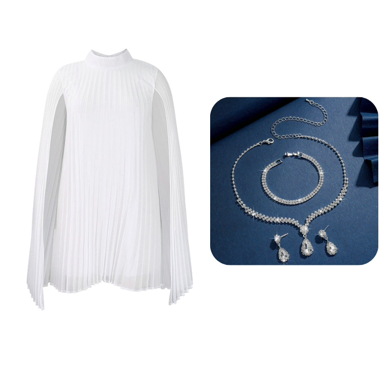 White_Dress & Necklace