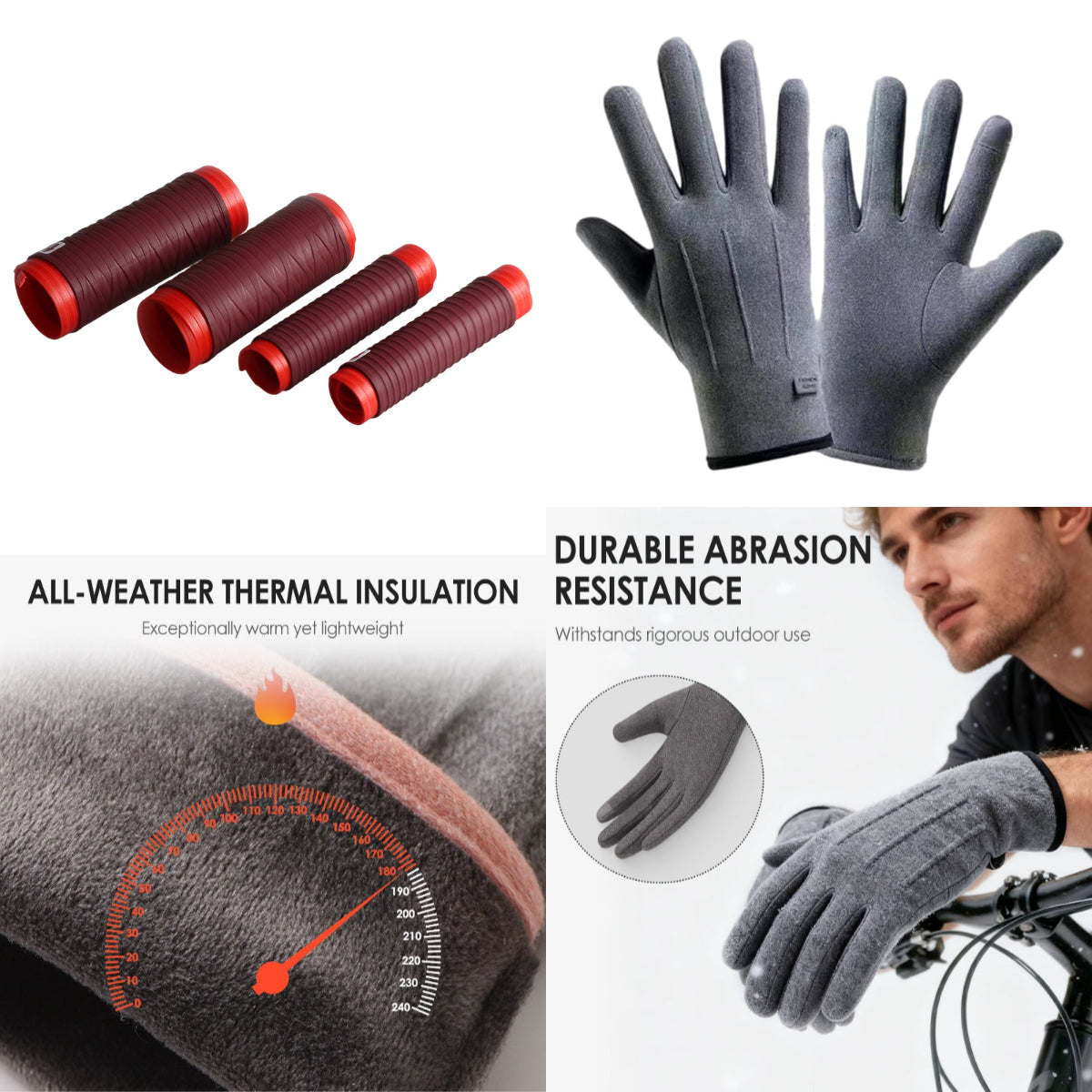🔥Hot Sale Deals-Universal Silicone Handlebar & Brake Lever Grip Covers