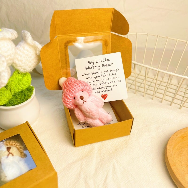 🎁Hot Sale ONLY $15 TODAY!!🧸✨Little Bear in Box, My Little Worry Bear