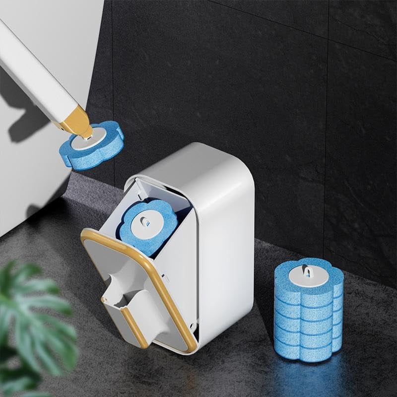 🔥NEW YEAR SALE $10.99!!⚡50K+ SOLD!🚽💦Disposable Replacement Wall-Mounted Innovative Toilet Brush Set✨