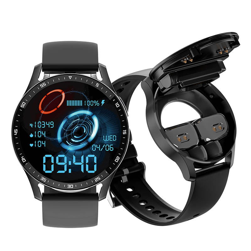 💖Limited Sale 50% OFF💖⌚2 IN 1 SMARTWATCH WITH EARPHONES