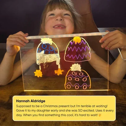 ✨LAST WEEK SPECIAL PRICE: $25.8!!⏳🎨Luminous Led Drawing Board For Children