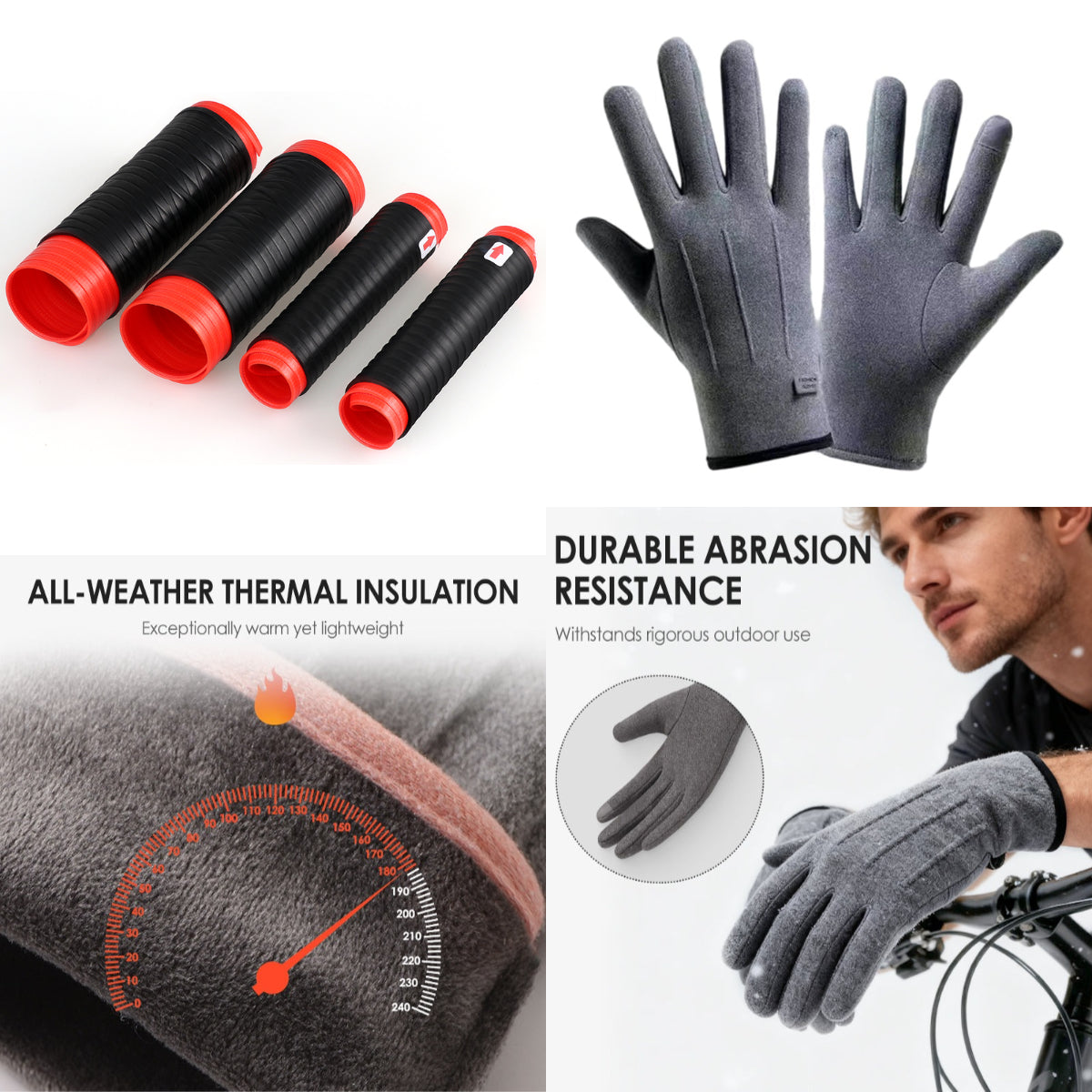 🔥Hot Sale Deals-Universal Silicone Handlebar & Brake Lever Grip Covers