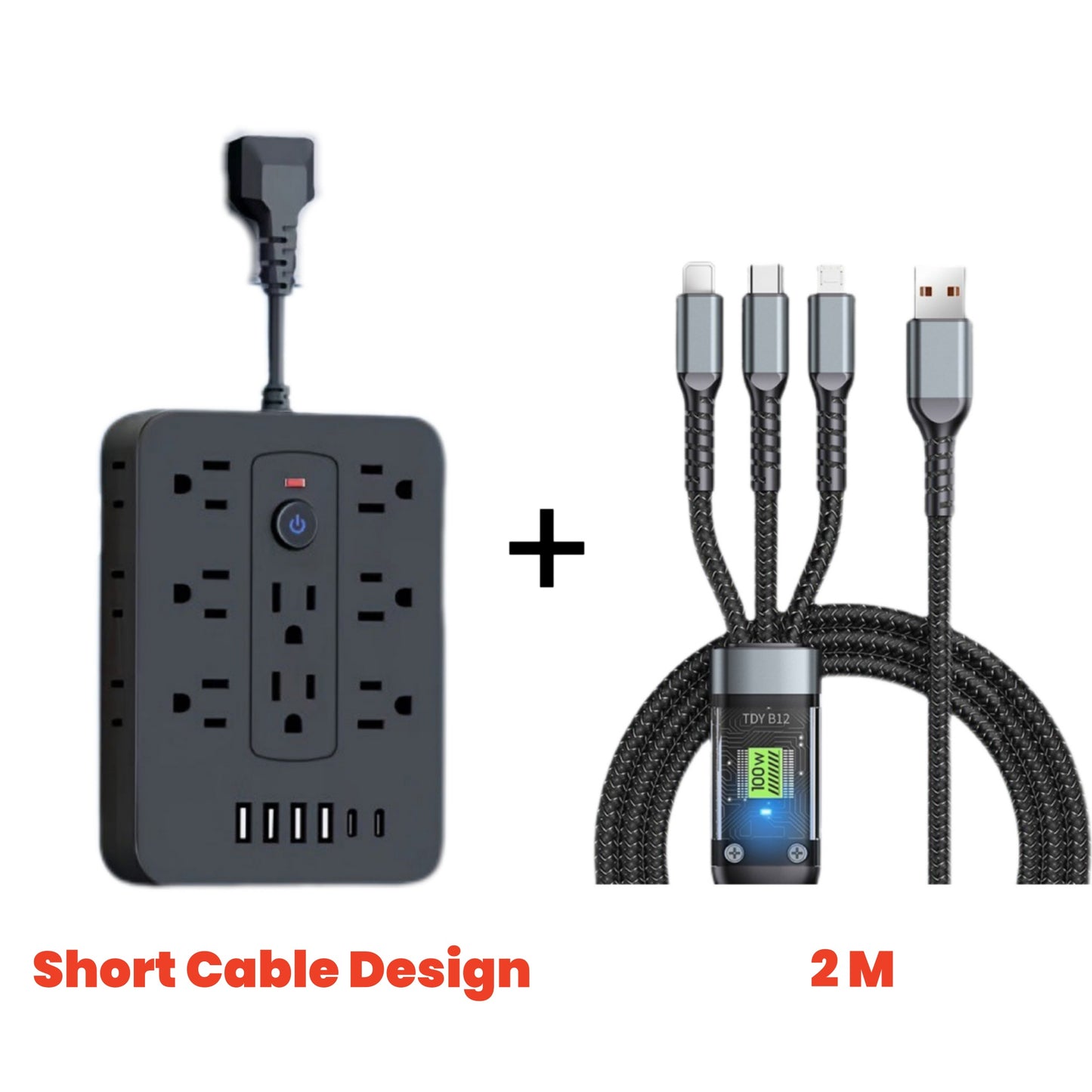 🔥Hot Sale Deals-20-in-1 Power Strip with Overload Protection