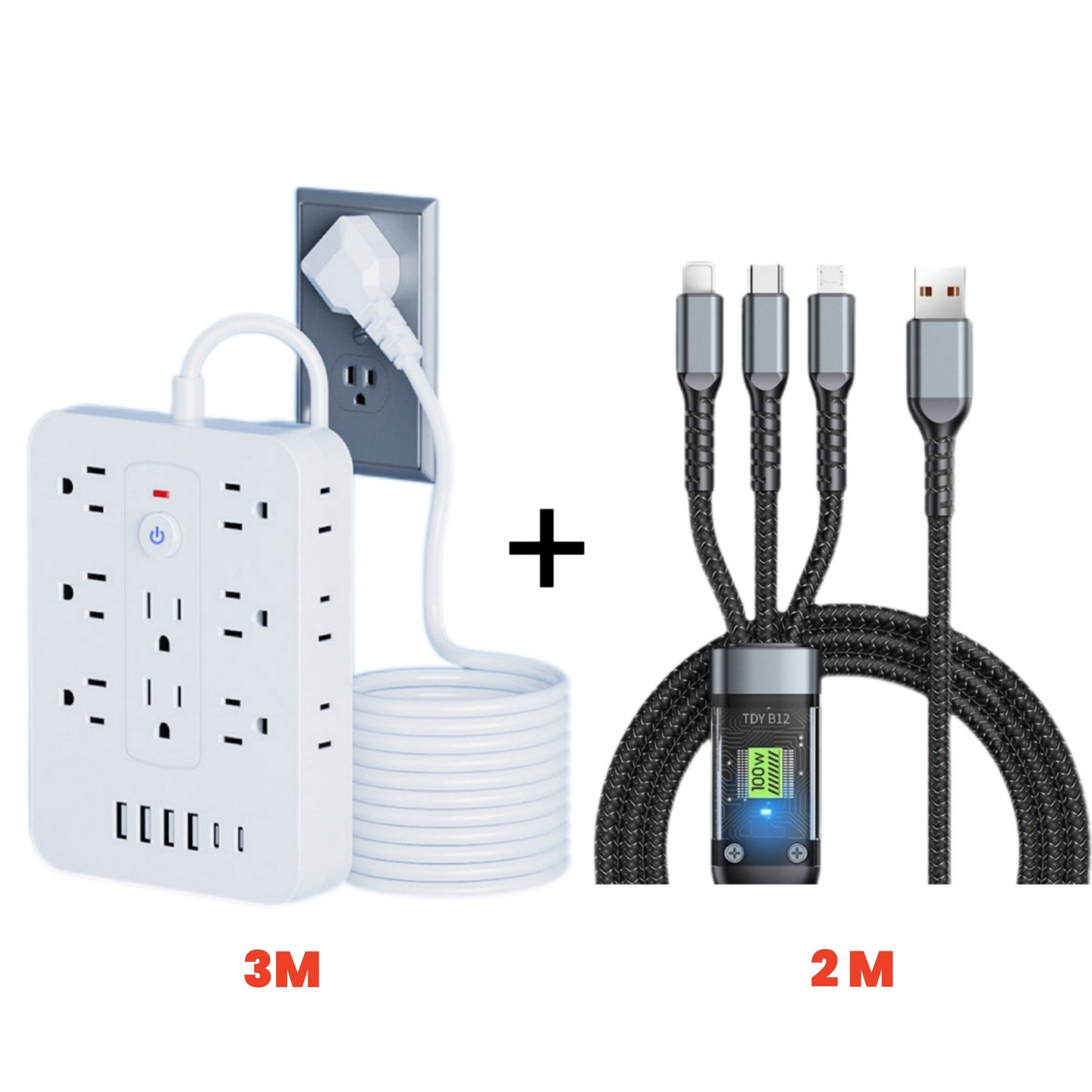 🔥Hot Sale Deals-20-in-1 Power Strip with Overload Protection
