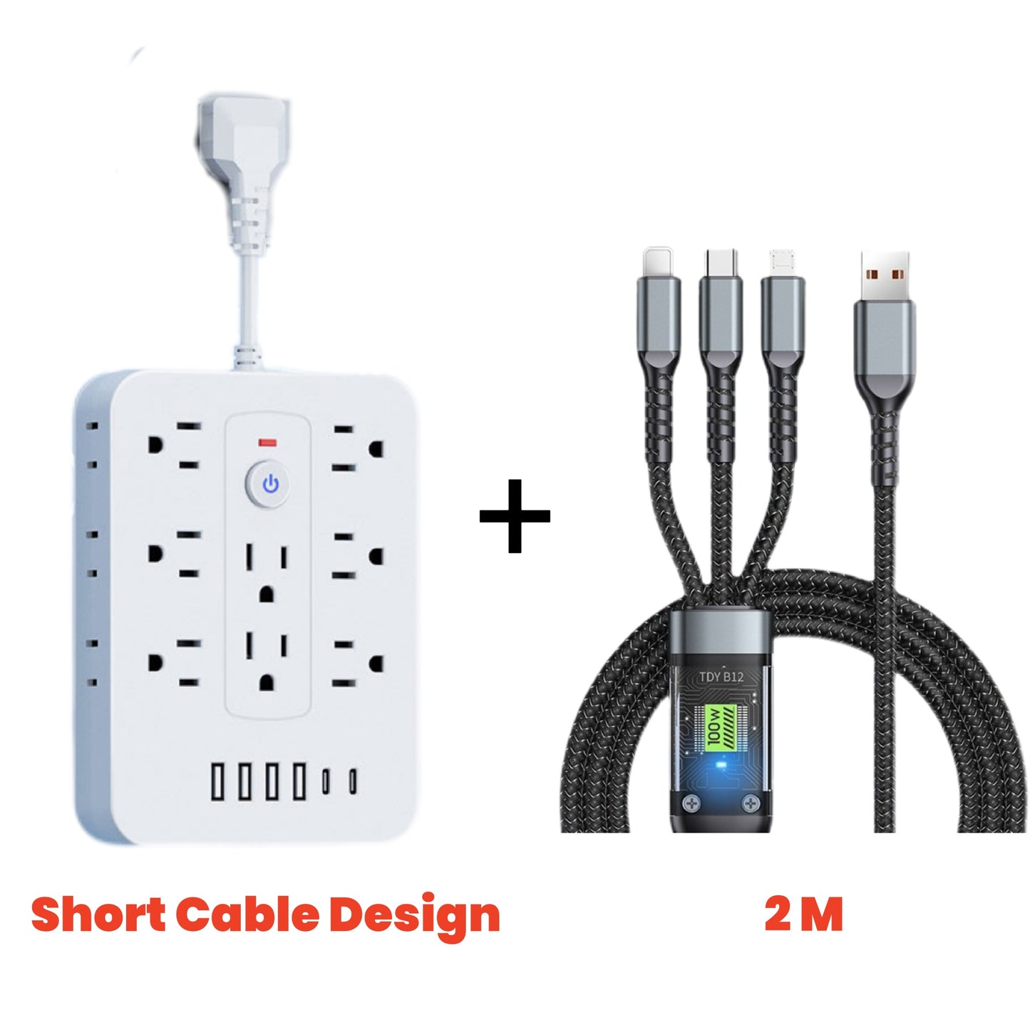 🔥Hot Sale Deals-20-in-1 Power Strip with Overload Protection