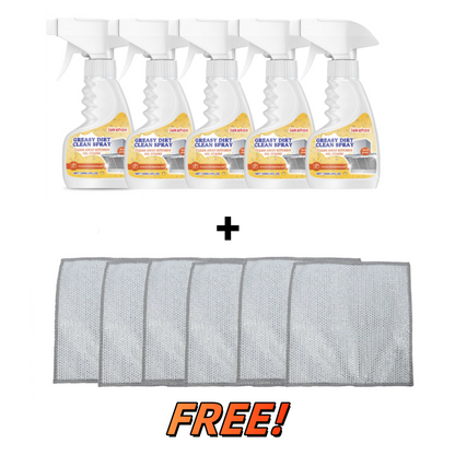 🔥 Multifunctional Powerful Kitchen Foam Cleaner🏠Limited-time offer: complimentary specialised cleaning cloth