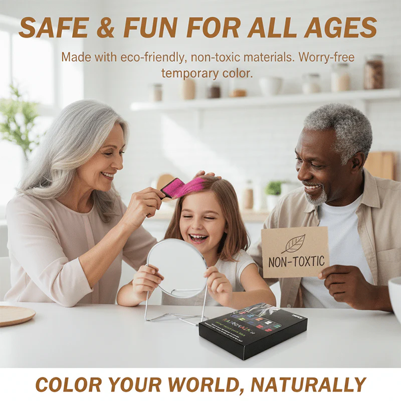 🎅Christmas Pre-sale-50% OFF✨Temporary Hair Dye Chalk Comb- Cruelty Free