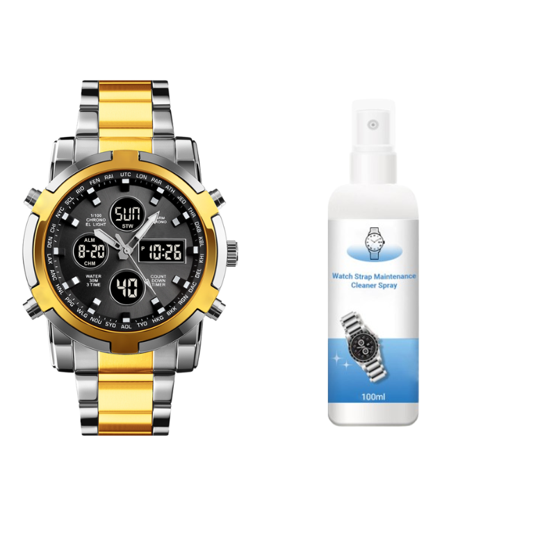 ⌚ 49% OFF NOW! 🪖 Men‘s Military Watch – Analog-Digital Display, Waterproof & Shock-Resistant 🛡️