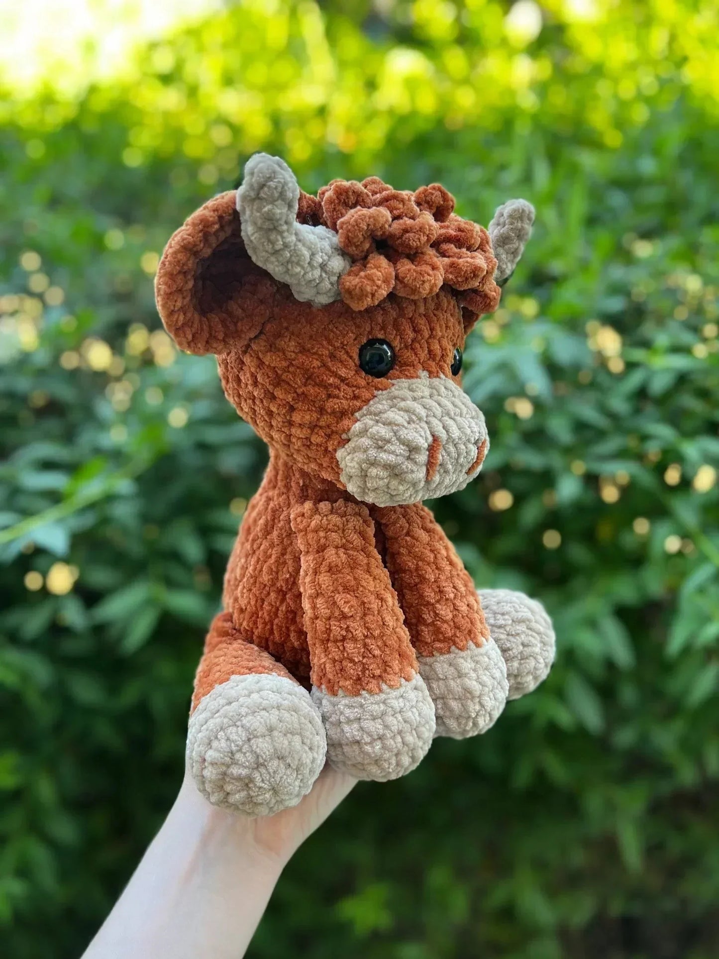 ✨LAST DAY PROMOTION - 50%OFF✨Crochet Highland Cow Amigurumi Pattern🐮- DIY Kit & Finished Plush