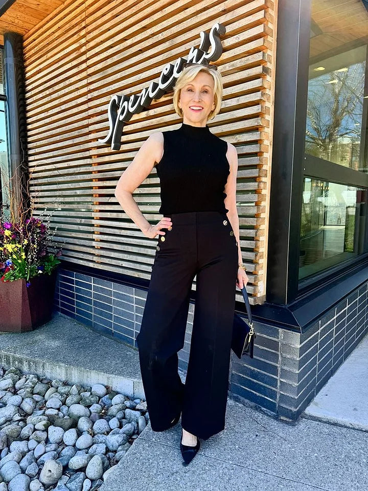 ⏳Limited Sale 57% OFF🌸Women's Plus Size High Stretch High-Waist Wide-Leg Pants