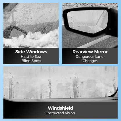 ⏳Time-limited Special⏰Micromolecular Anti-Fog Coating Wiper🧽Keeps Your Windshield Clear & Fog-Free✨