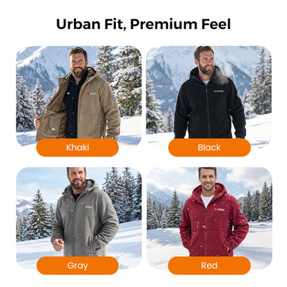 🔥Upgraded Unisex Hooded Casual Graphene Insulated Jacket (with Internal Pockets)