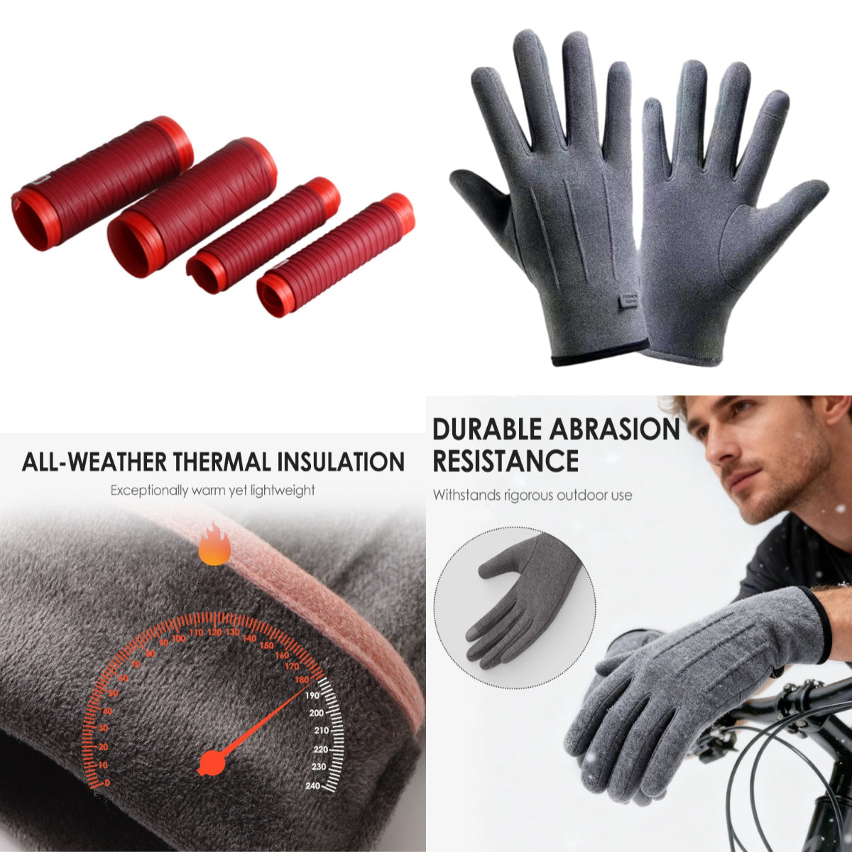 🔥Hot Sale Deals-Universal Silicone Handlebar & Brake Lever Grip Covers