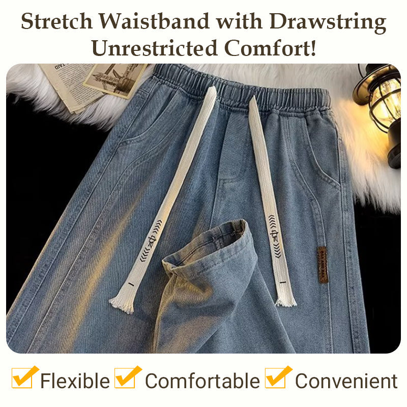 ⏳Time-Limited Special⏰Men's Loose Fit Straight Jeans – Lightweight, Breathable & Versatile – Cool Summer Comfort 🏃‍♂️