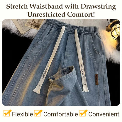 ⏳Time-Limited Special⏰Men's Loose Fit Straight Jeans – Lightweight, Breathable & Versatile – Cool Summer Comfort 🏃‍♂️