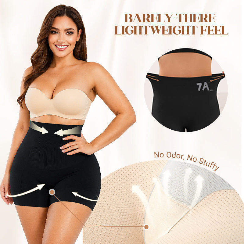 🔥Buy 1 Get 1 Free🌸Women's High-Waisted Ice Silk Tummy Control and Butt Lift Underwear