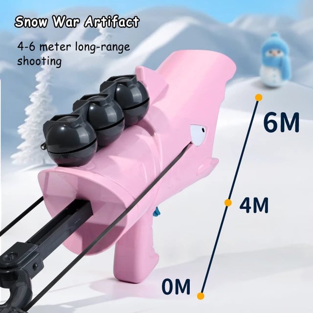 🔥This Week's Special Offer 49% OFF -2025 Shark Snowball Launcher