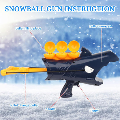 🔥This Week's Special Offer 49% OFF -2025 Shark Snowball Launcher