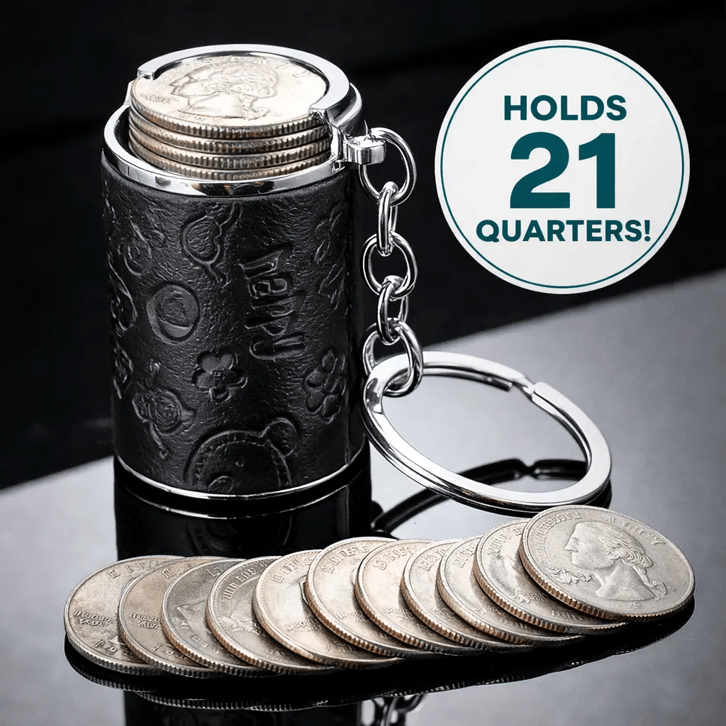 🥳2026 HOT SALE🥳💞50K+ SOLD!🔥Mini Coin Storage Keychain